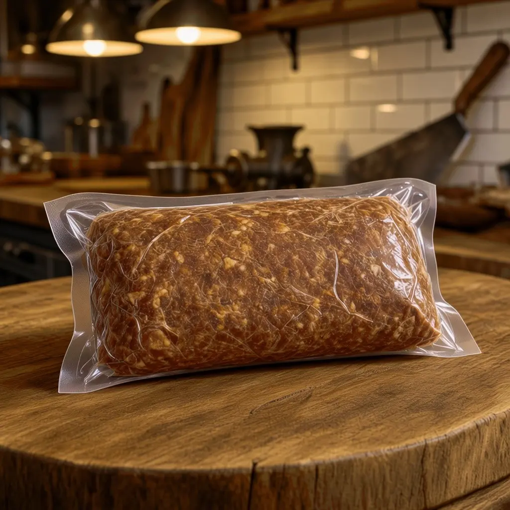El Yapımı Doğal Az Baharatlı Sucukiçi