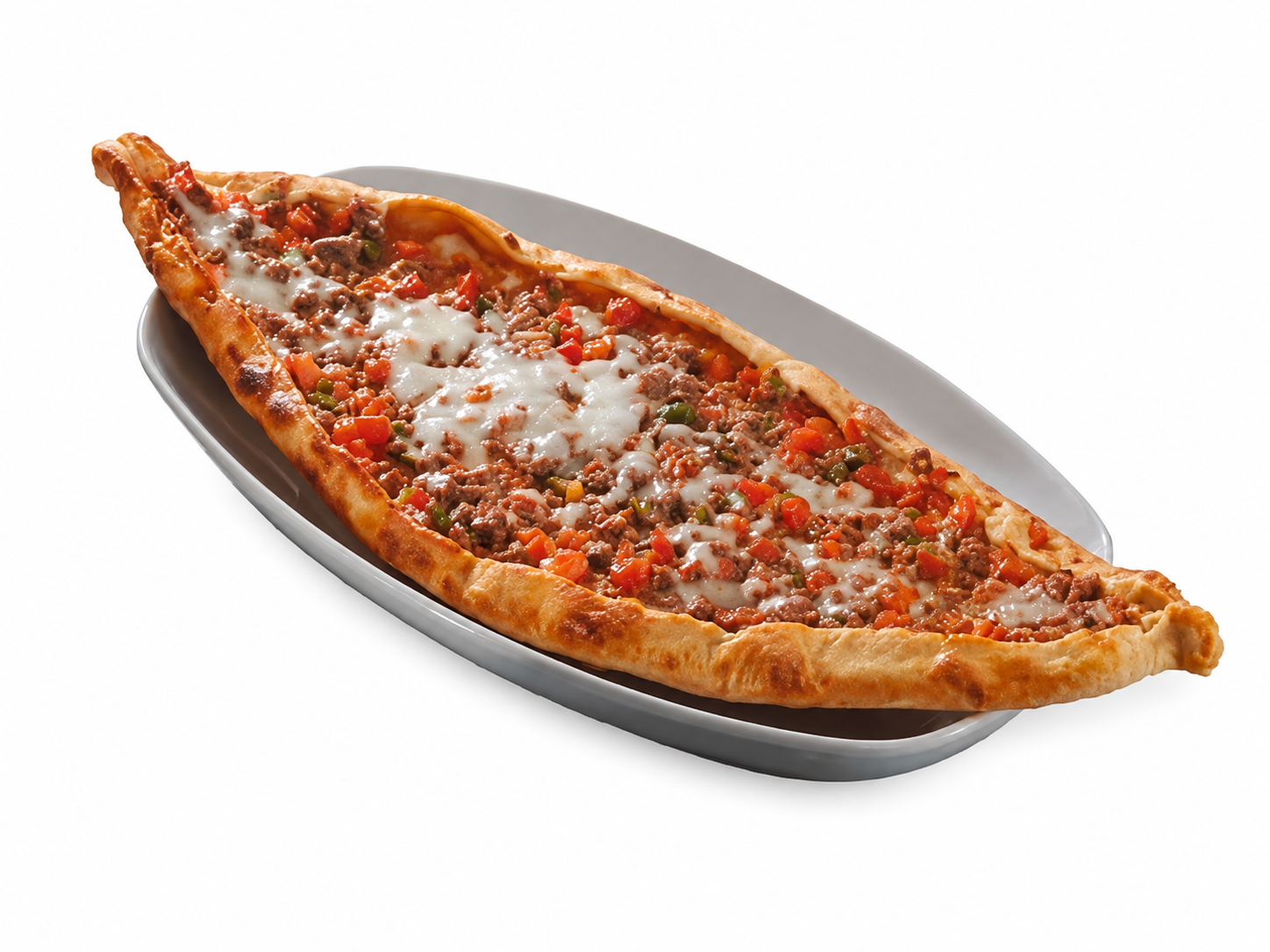 Kıymalı Kaşarlı Pide