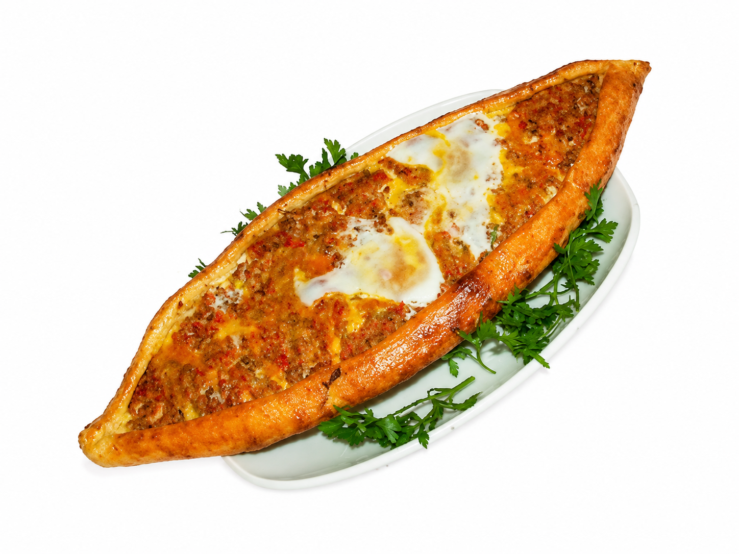 Kıymalı Yumurtalı Pide