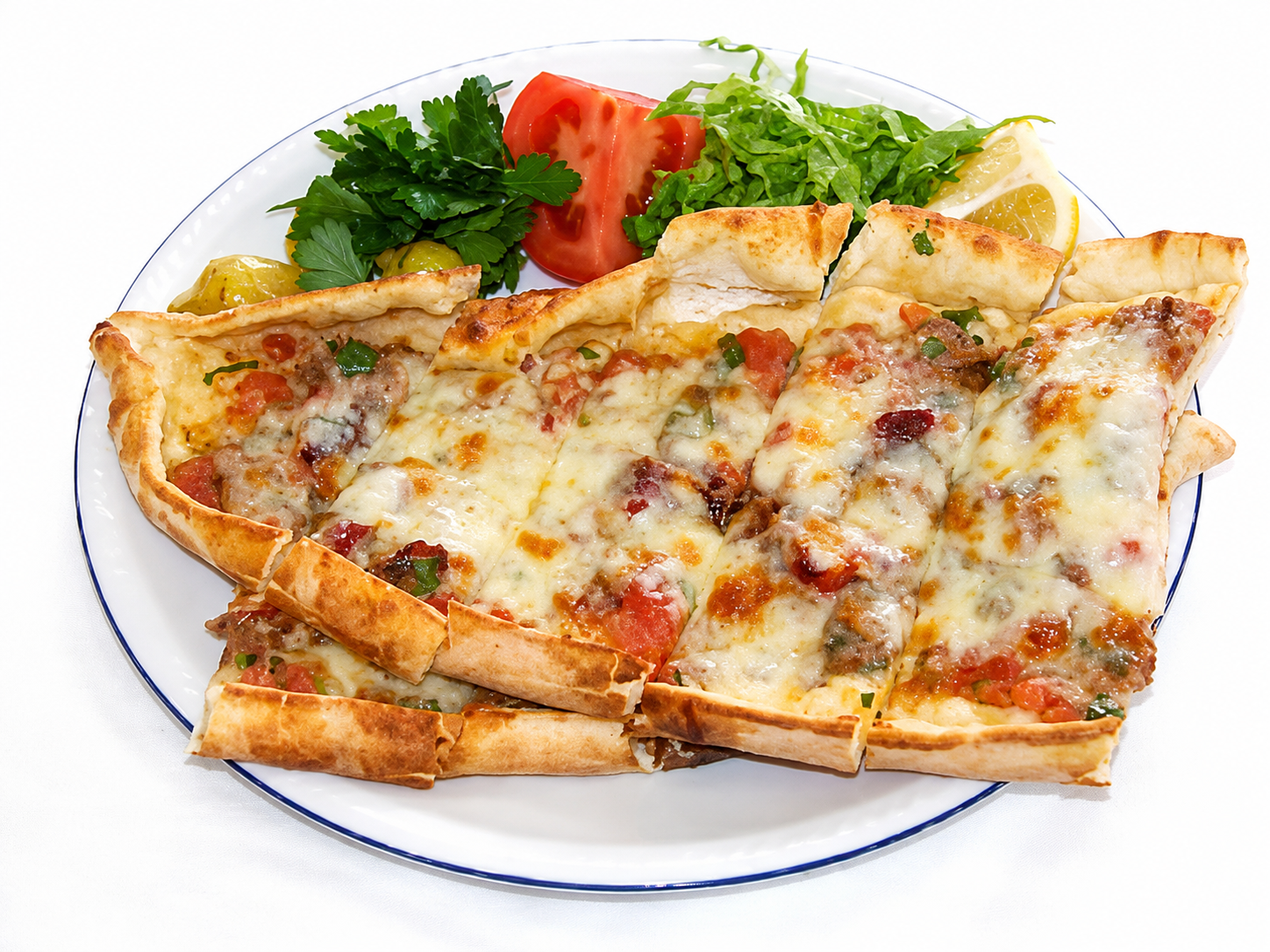 Kuşbaşılı Kaşarlı Pide