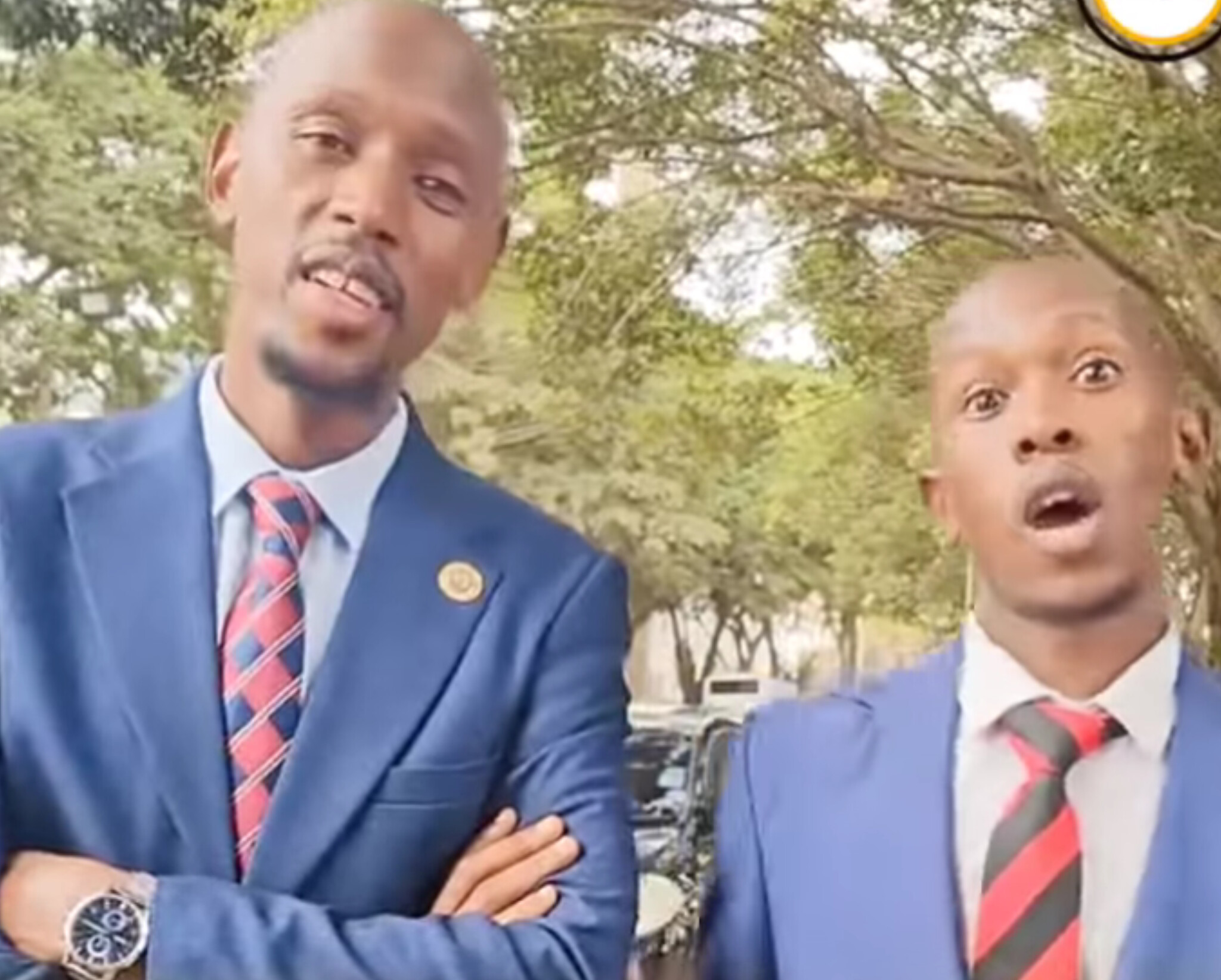 Geoffrey Mosiria Meets His LookAlike, See The Video