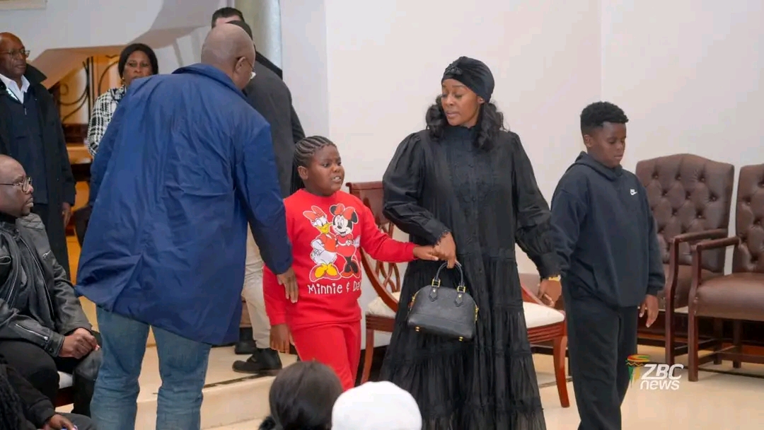 Wicknell Chivayo’s Ex-Wife Sonja Madzikanda Makes First Public Appearance After His Sudden Death as Family and Mourners Gather in Harare